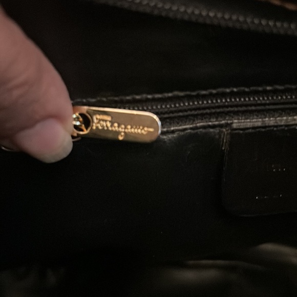 Salvatore Ferragamo Vintage Coated Canvas and Leather Hobo/Shoulder Bag - Picture 16 of 16